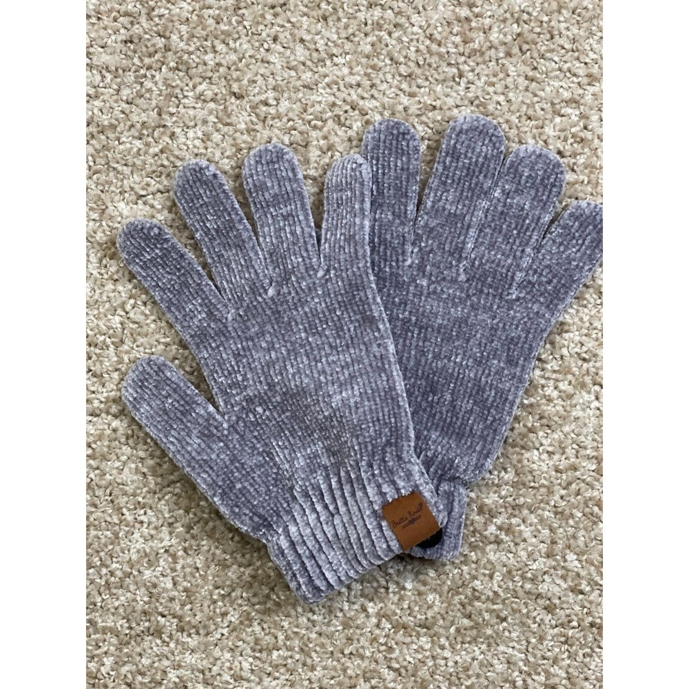 Kids Gloves Organic Cotton 100% Dye Free Colorgrown Breathable Brown Medium New